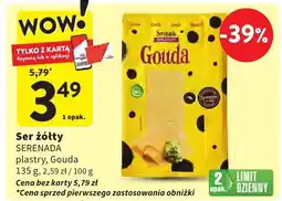 Intermarche Ser żółty Serenada Gouda oferta