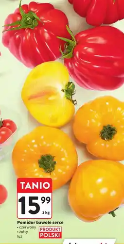 Intermarche Pomidor bawole serce czerwony, żółty luz Intermarche oferta
