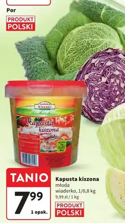 Intermarche Kapusta kiszona młoda Intermarche oferta