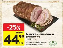 Intermarche Boczek wiejski rolowany z Michałowa Lukullus oferta