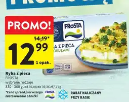 Intermarche Ryba z pieca Frosta wybrane rodzaje oferta