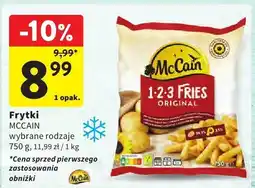 Intermarche Frytki McCain wybrane rodzaje oferta