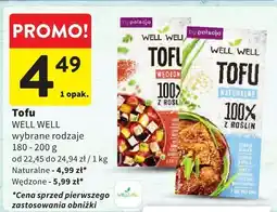 Intermarche Tofu Well Well wybrane rodzaje oferta
