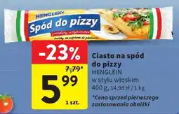 Intermarche Ciasto na spód do pizzy Henglein w stylu włoskim oferta