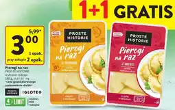 Intermarche Pierogi na raz Proste Historie wybrane rodzaje oferta