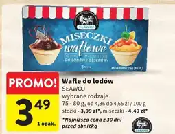 Intermarche Wafle do lodów Sławoj oferta