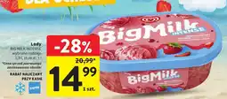 Intermarche Lody Big Milk Intense truskawkowe oferta