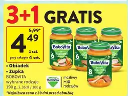 Intermarche Obiadek, zupki Bobovita oferta