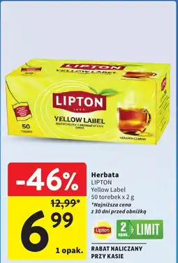 Intermarche Herbata Lipton Yellow Label oferta