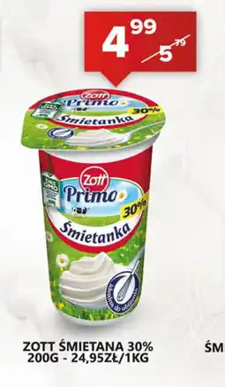 Spiżarnia Smakosza Zott Smietana 30% oferta
