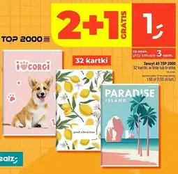 Dealz Zeszyt a5 32 kartki kratka Top-2000 oferta
