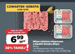 Netto Mięso mielone wieprzowe z łopatki Sztuka Mięsa oferta