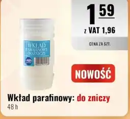 Eurocash Wkład parafinowy do zniczy oferta