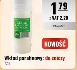 Eurocash Wkład parafinowy do zniczy oferta