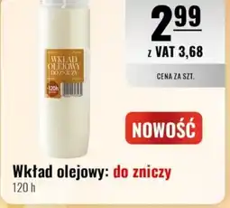 Eurocash Wkład olejowy do zniczy oferta