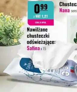 Eurocash Nawilżane chusteczki odświeżające Safina oferta