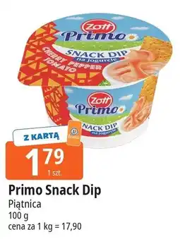 E.Leclerc Snack dip cherry pepper tomato Zott Primo oferta