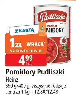 E.Leclerc Pomidory krojone bez skórki w soku pomidorowym Pudliszki oferta