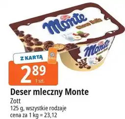 E.Leclerc Deser mleczno-czekoladowy Zott Monte Choco Balls oferta