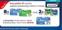Eurocash Papier toaletowy Velvet oferta