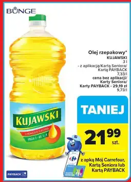Carrefour Olej rzepakowy Kujawski oferta