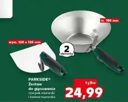 Kaufland PARKSIDE Zestaw do gipsowania czerpak murarski i kielnia murarska oferta