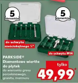 Kaufland PARKSIDE Diamentowe wiertła do płytek oferta
