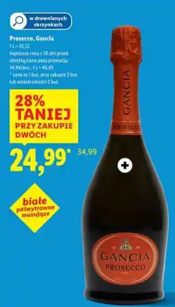 Lidl Prosecco, Gancia oferta