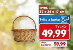 Kaufland Koszyk wiklinowy oferta