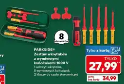 Kaufland PARKSIDE Zestaw wkrętaków z wymiennymi końcówkami 1000 V oferta