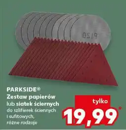 Kaufland PARKSIDE Zestaw papierów lub siatek ściernych oferta