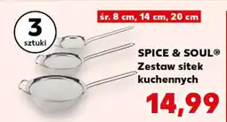 Kaufland SPICE & SOUL Zestaw sitek kuchennych oferta