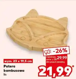 Kaufland Patera bambusowa lis oferta