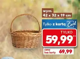 Kaufland Kosz wiklinowy oferta