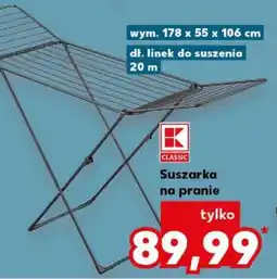 Kaufland Suszarka na pranie oferta