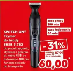 Kaufland SWITCH ON Trymer do brody SBSB 3.7B2 oferta