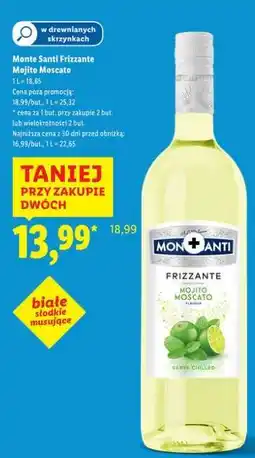 Lidl Monte Santi Frizzante Mojito Moscato oferta