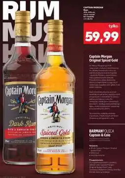 Kaufland CAPTAIN MORGAN ORIGINAL SPICED GOLD oferta