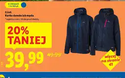 Lidl Kurtka damska lub męska Crivit oferta