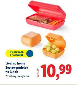 Lidl Livarno home Zestaw pudełek na lunch oferta