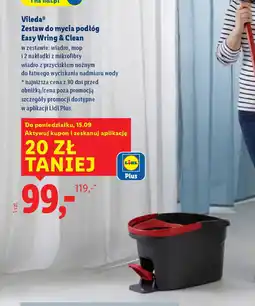 Lidl Zestaw do mycia podłóg Vileda Easy Wring & Clean oferta