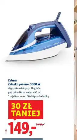 Lidl Zelazko parowe Zelmer oferta