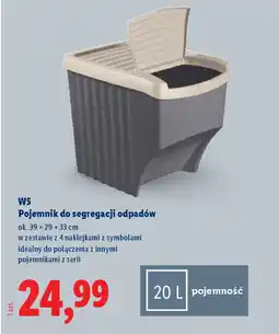 Lidl Pojemnik do segregacji odpadów oferta
