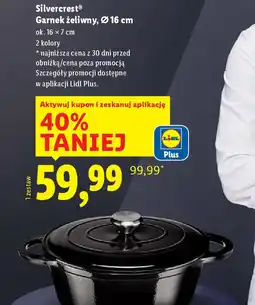 Lidl Garnek żeliwny Silvercrest oferta