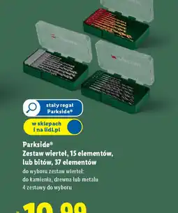 Lidl Zestaw wierteł Parkside oferta