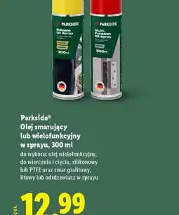 Lidl Olej smarujący lub wielofunkcyjny Parkside oferta