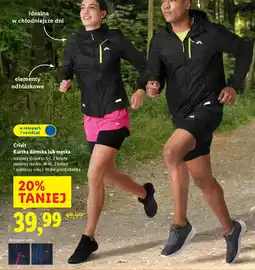 Lidl Kurtka damska lub męska Crivit oferta