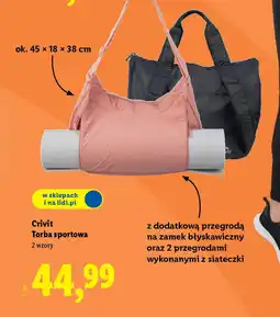 Lidl Torba sportowa Crivit oferta