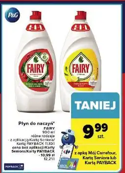 Carrefour Płyn do mycia naczyń granat Fairy oferta