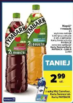 Carrefour Napój jabłko-mięta Tymbark oferta